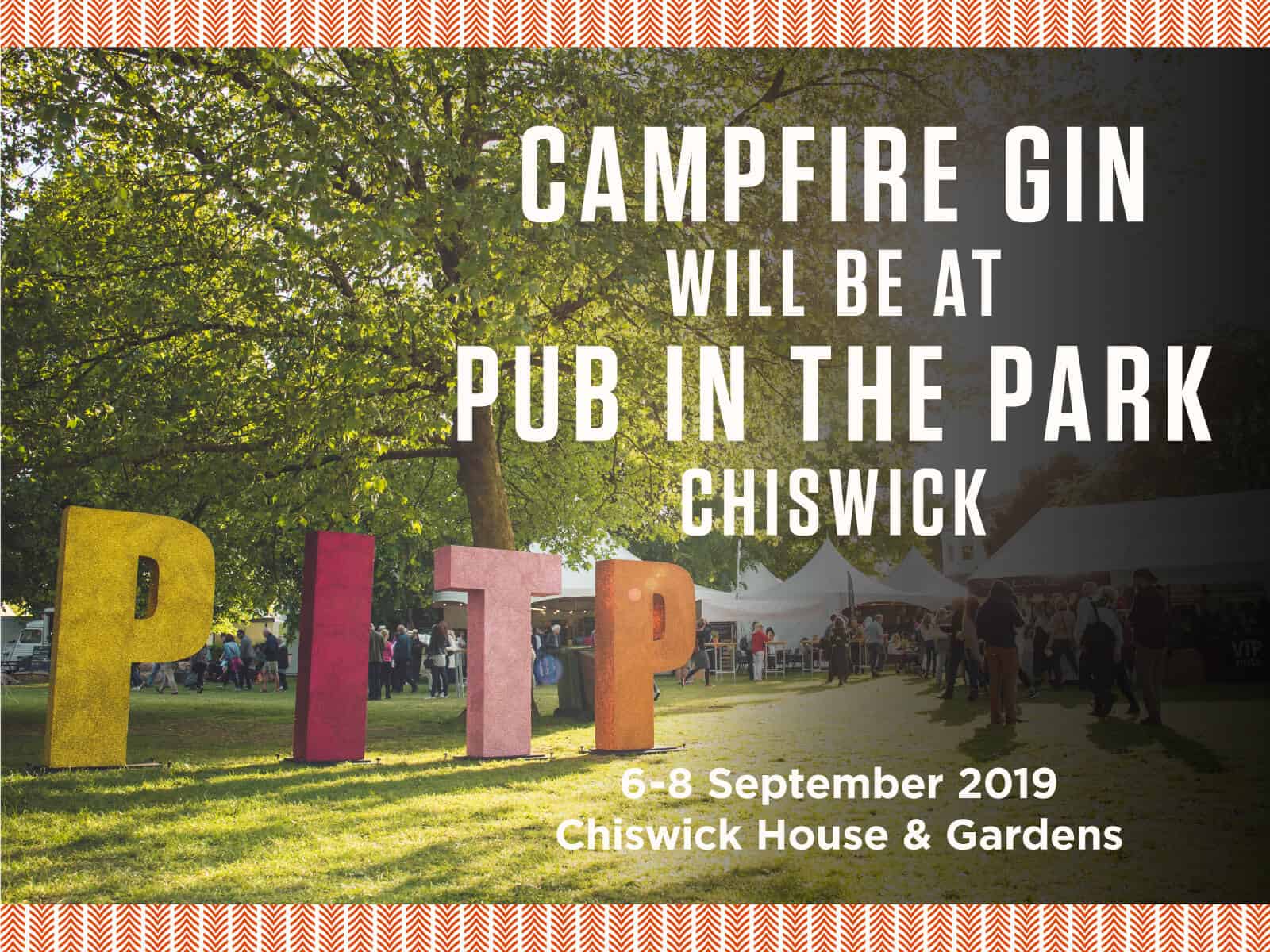 Campfire Gin at Pub in the Park Chiswick 2019