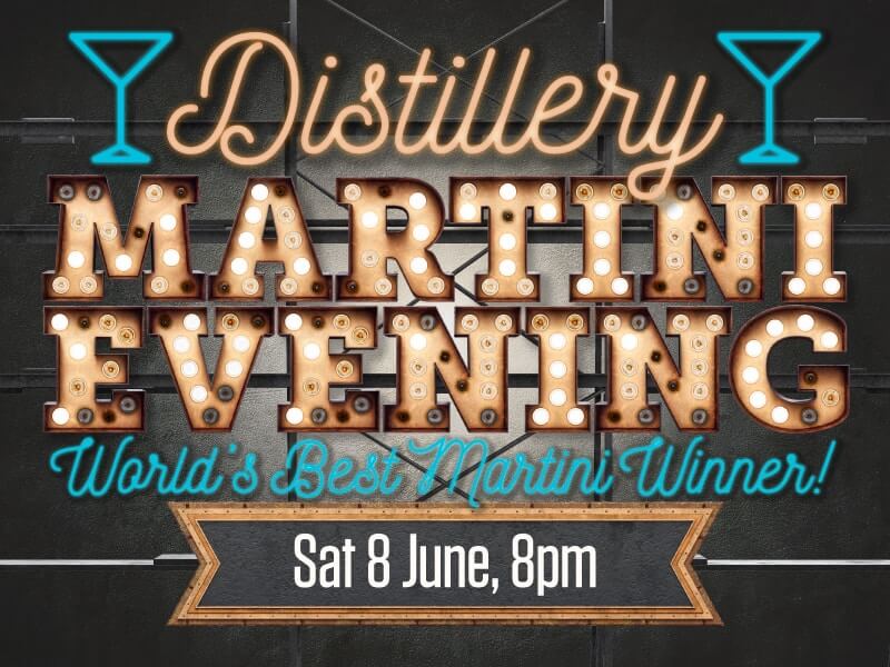 Martini evening at Puddingstone Distillery