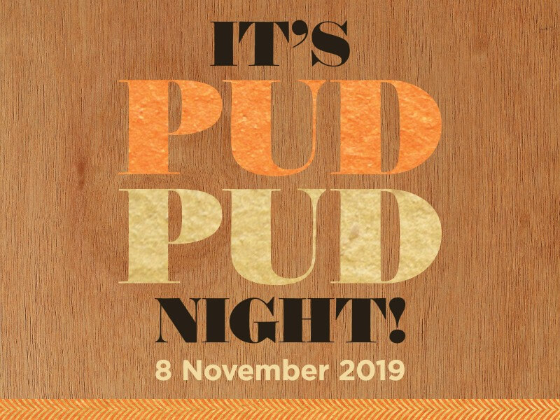 It's PUD PUD Night 8 November 2019
