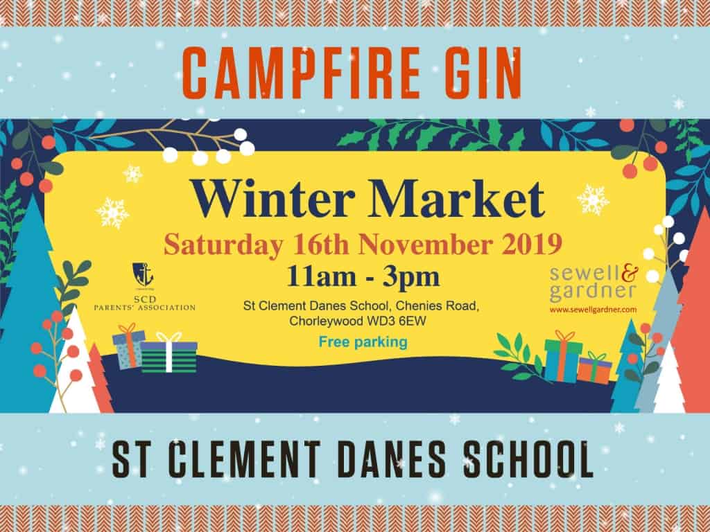 Campfire Gin at the St Clement Danes Winter Market 2019