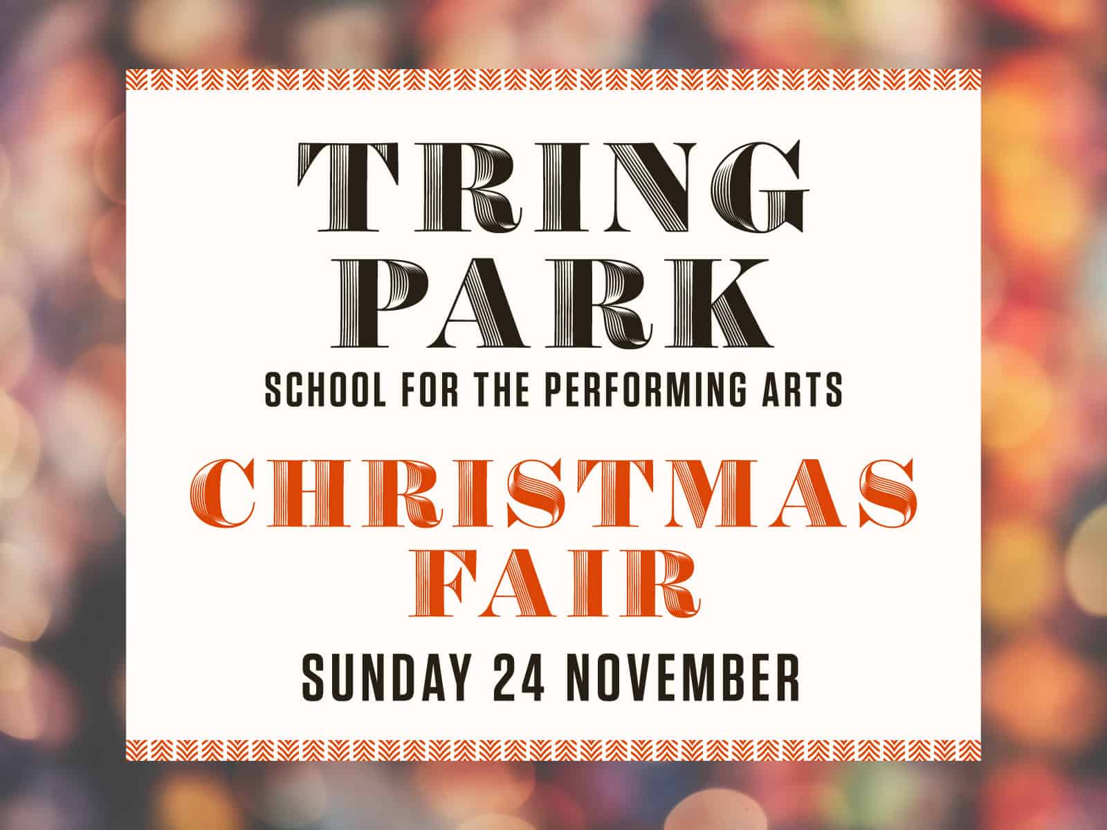 Tring Park School Christmas Fair 2019