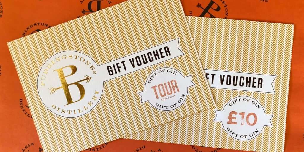 Puddingstone Distillery gift and tour vouchers
