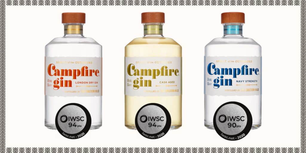 Campfire Gin wins 3 silver medals at IWSC 2020