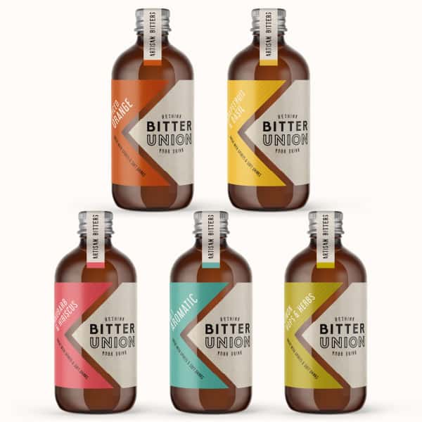 Bitter Union cocktail bitters range