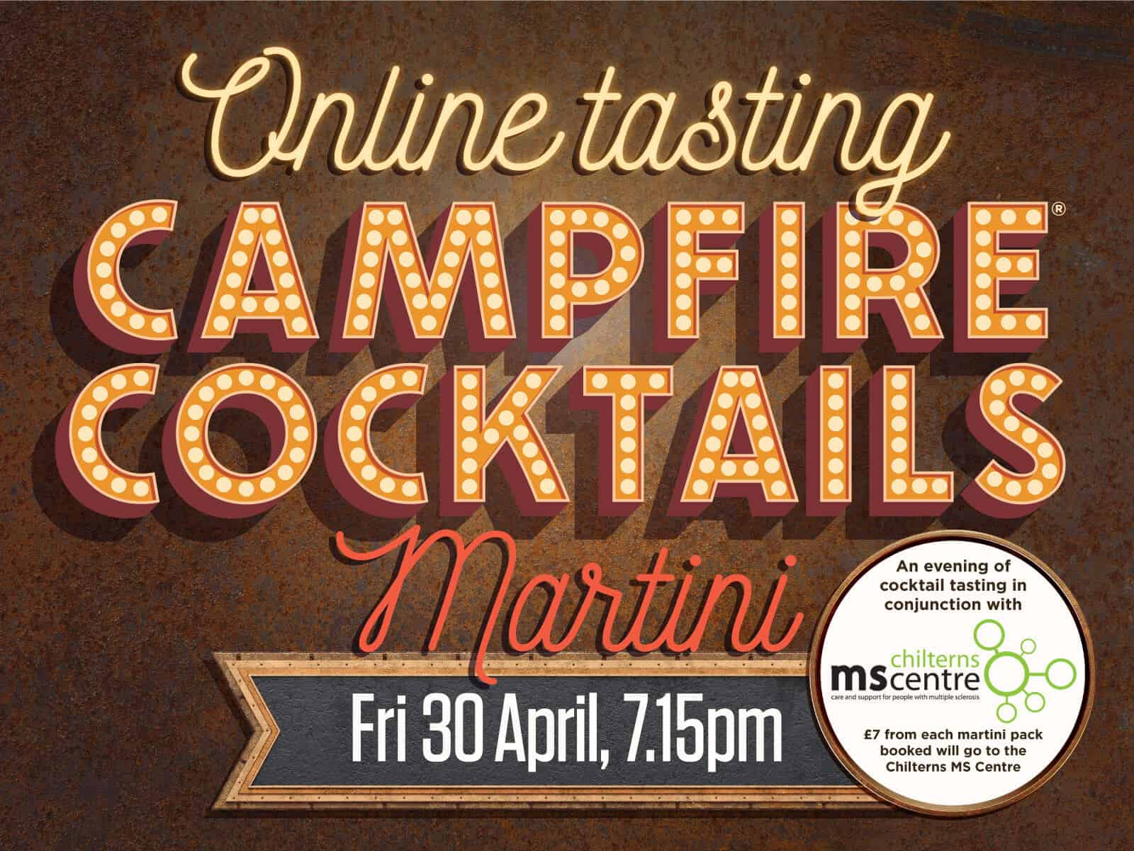 Campfire Cocktails – the martini online tasting
