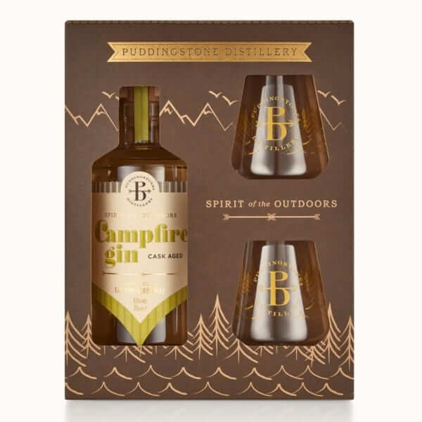 Campfire Cask Aged Gin Gift Set Front