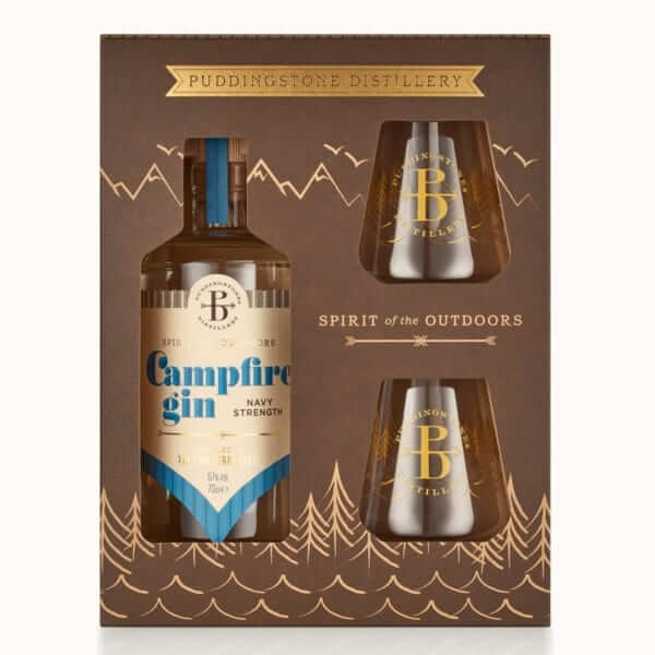 Campfire Navy Strength Gin Gift Set Front