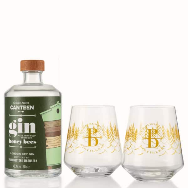 Canteen Honey Gin Two Glasses