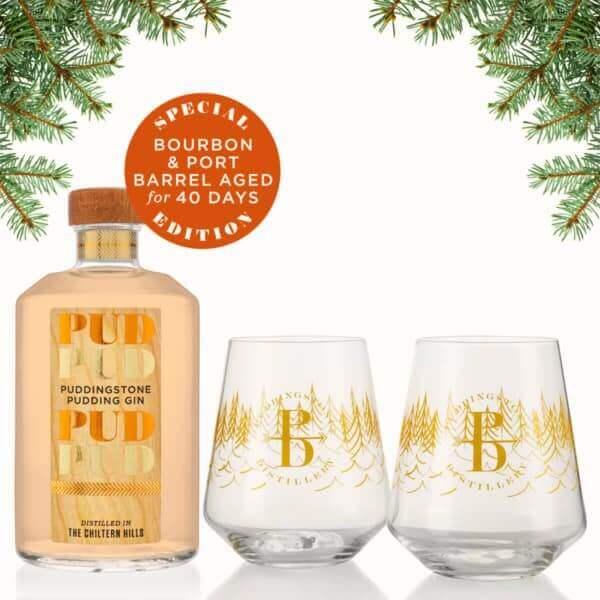 PUD PUD Cask Christmas Gin Two Glasses 2021