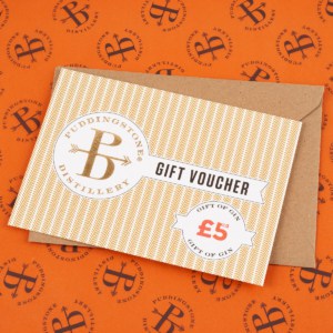 Puddingstone Distillery £5 gin gift voucher