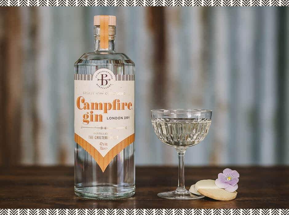 Campfire London Dry Gin with Bitter About Vesper cocktail