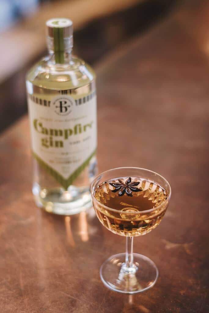Campfire Cask Aged Gin The Tally Man Cocktail