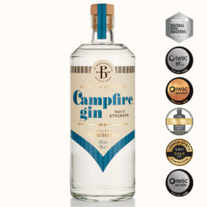 Campfire Navy Strength Gin 70cl with awards 2022