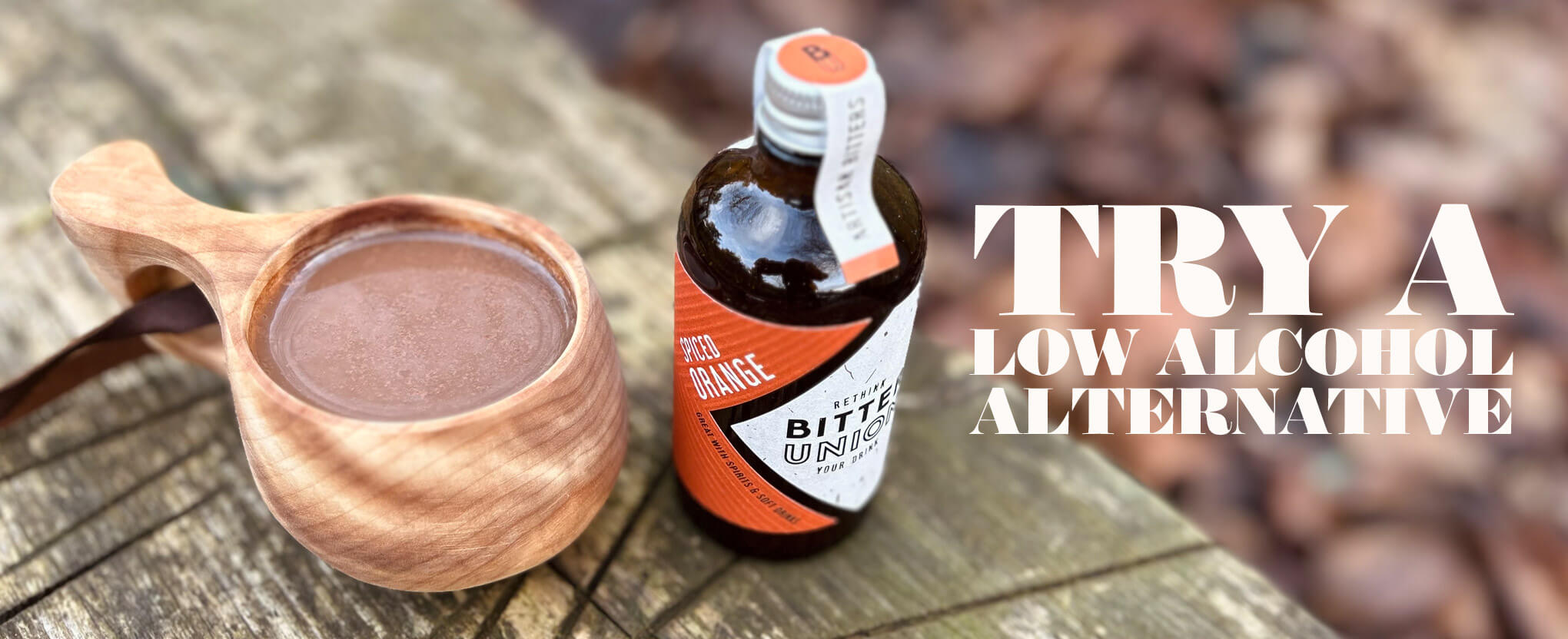 Bitter Union cocktail bitters – try a low alcohol alternative