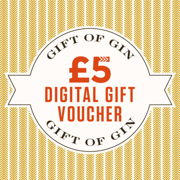 £5 digital gin gift voucher