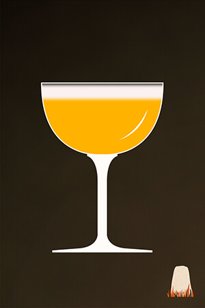 Box Moor Gin Orange Sour Cocktail