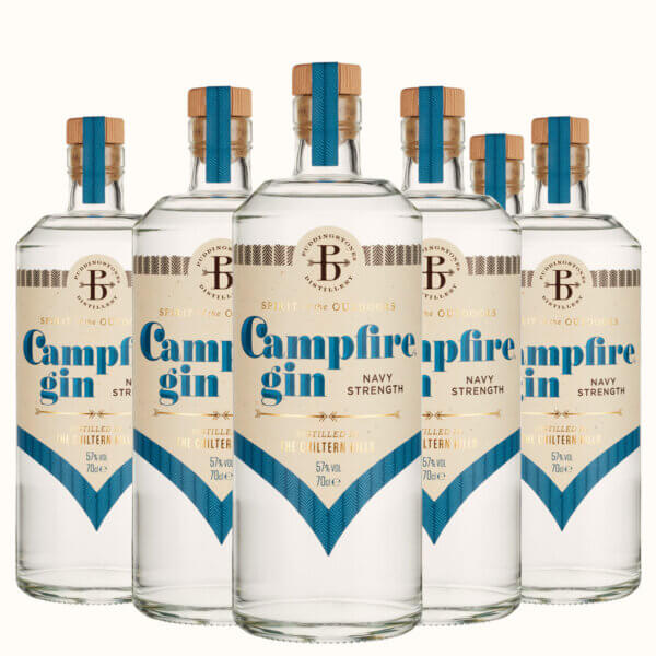 Campfire Navy Strength Gin case of 6 x 70cl bottles