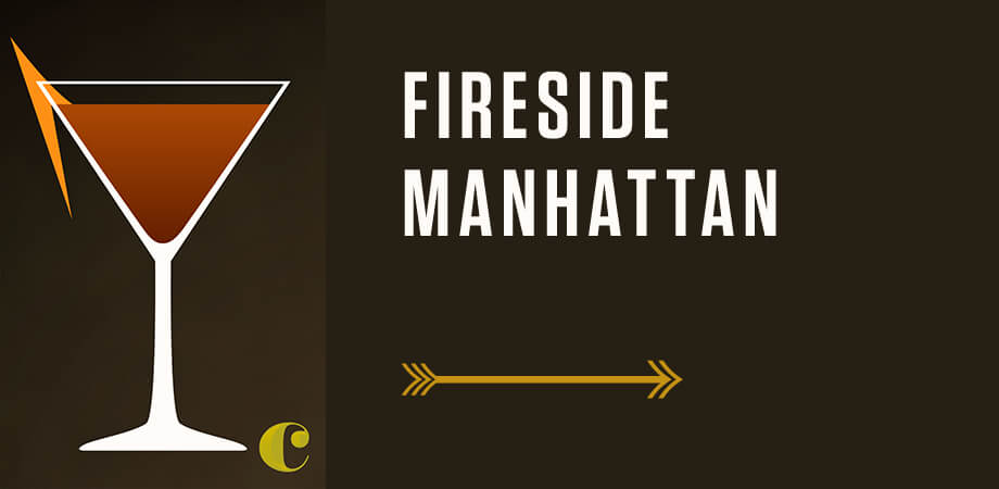 Campfire Cask Aged Gin Fireside Manhattan
