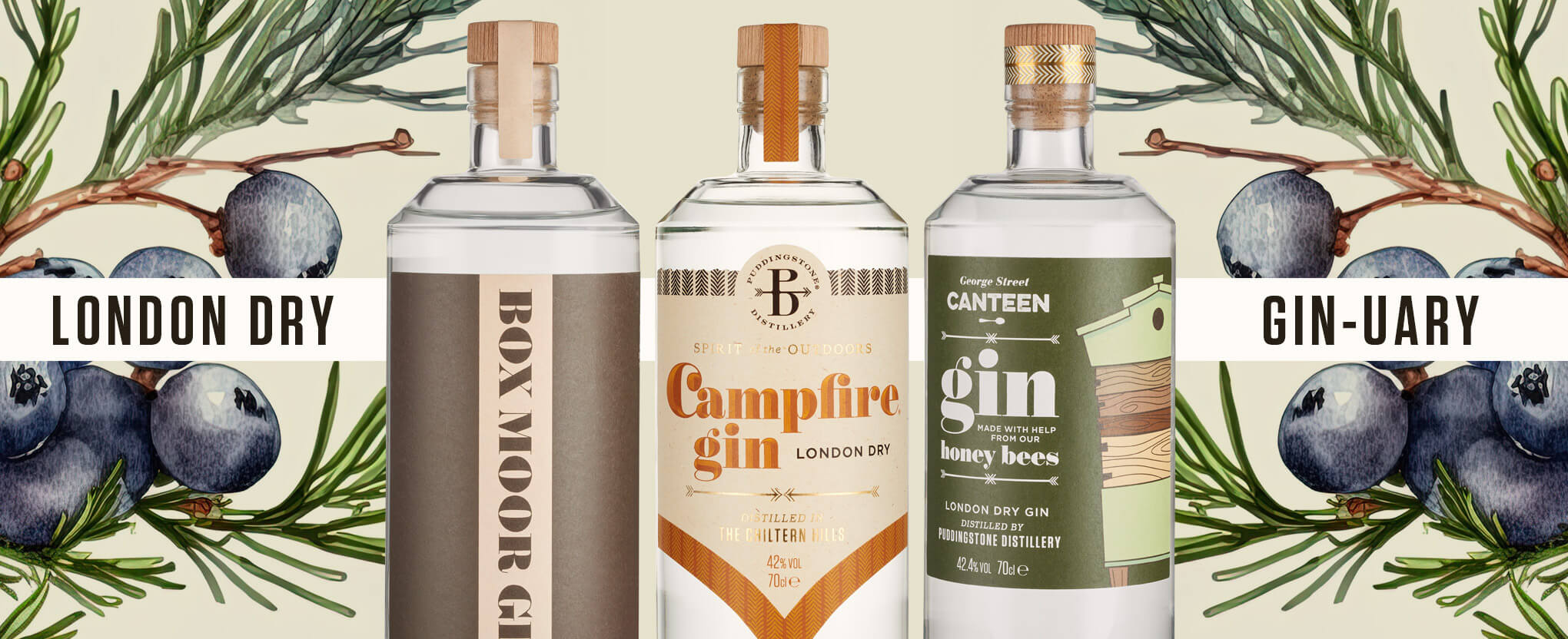 Campfire Gin by award winning Puddingstone Distillery
