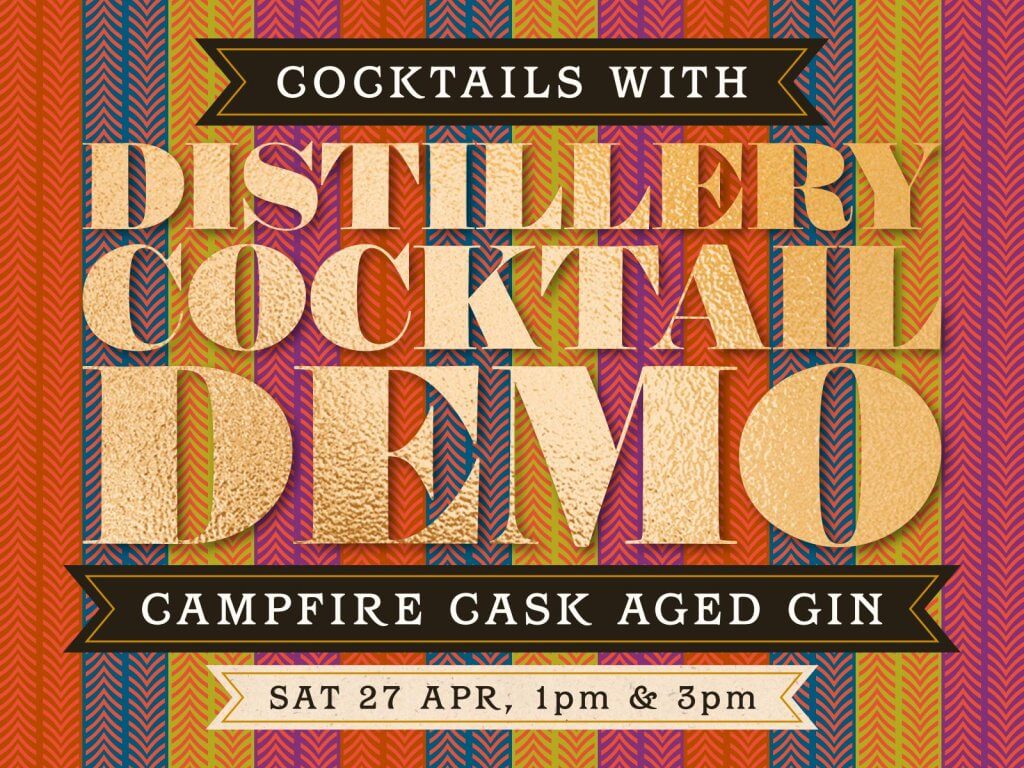 Campfire Cask Aged Gin Distillery Cocktail Demo