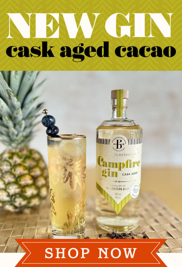 Campfire Cask Aged Cacao Limited Edition Gin header portrait